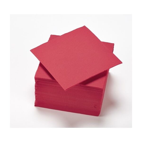Servietten gaufriert bordeaux NAPKINS 2fach 24 x 24cm 100St x 20 (1L=9)