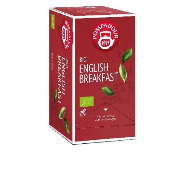 Tee Englisch Breakfast PREMIUM BIO Pompadour 20 Filter x 10 cod.75878