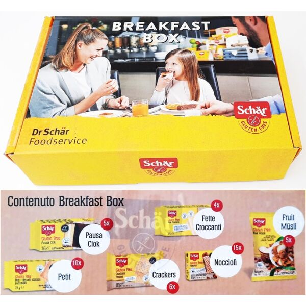 Fruehstuecksbox BREAKFAST glutenfrei SCHaeR 6 Sorten (45St) 1,4kg cod.100598