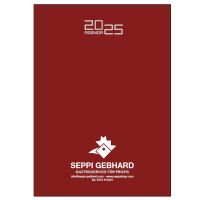 Buchkalender "SEPPI" 17x24cm 384 Blatt...