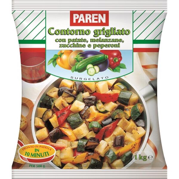 Contorno grigliato stick PAREN 1kg x 6 Paren cod.321A