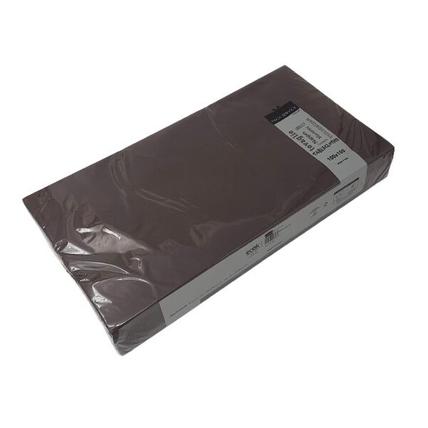 Tischdecke AIRSPUN dunkelbraun 100x100cm 25St x 4 cod.16527
