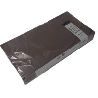 Tischdecke AIRSPUN dunkelbraun 100x100cm 25St x 4 cod.16527