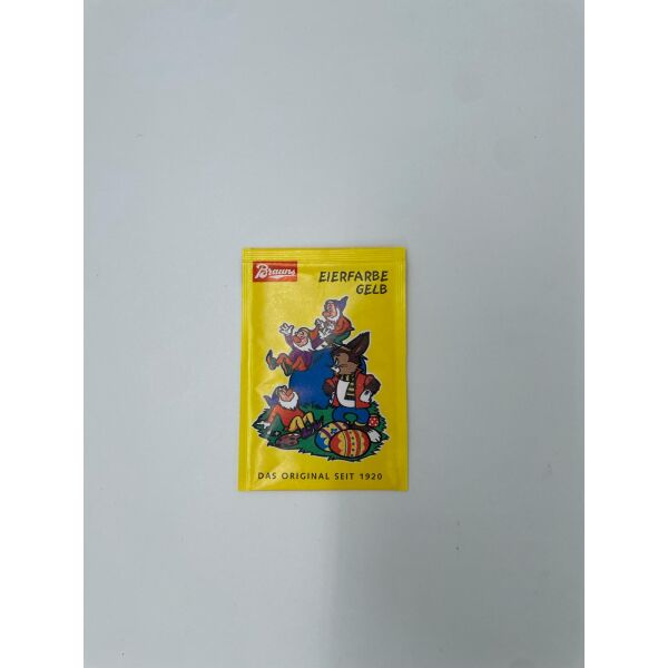 Colore per uova bustina GIALLO 2g x 10