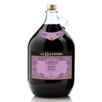 Wein ROT Merlot Veneto IGT 5ltx2 La Cacciatora 10,5 % Dama