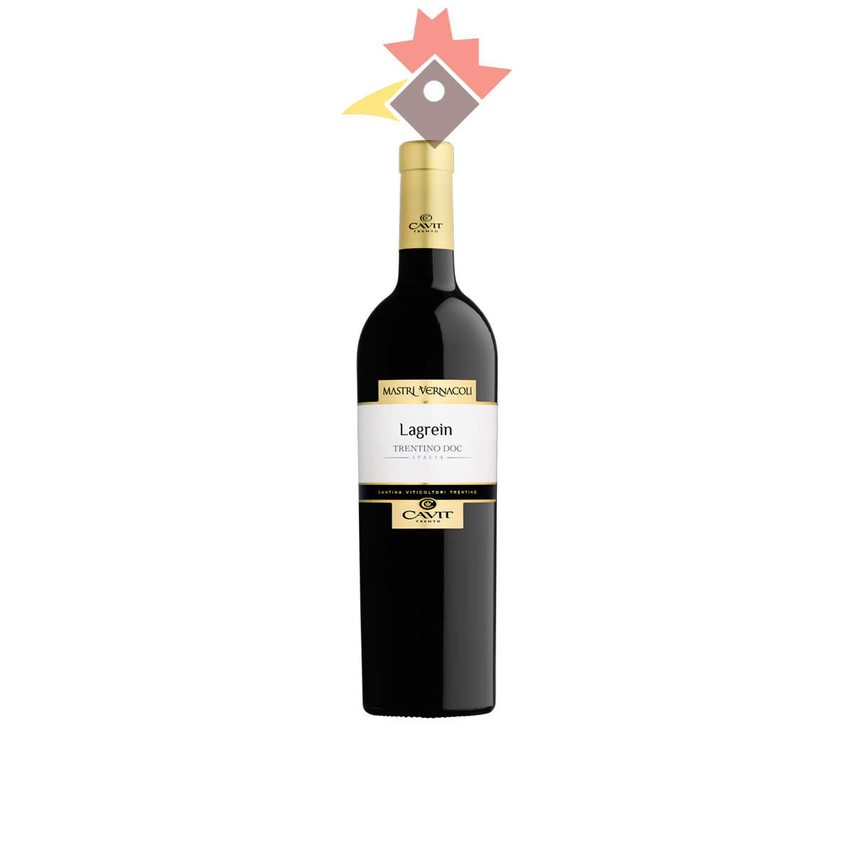 Wein ROT 7/10x6 Lagrein Trentino 2021 CAVIT 12,5, Mastri DOC € 6,70 Vernacoli