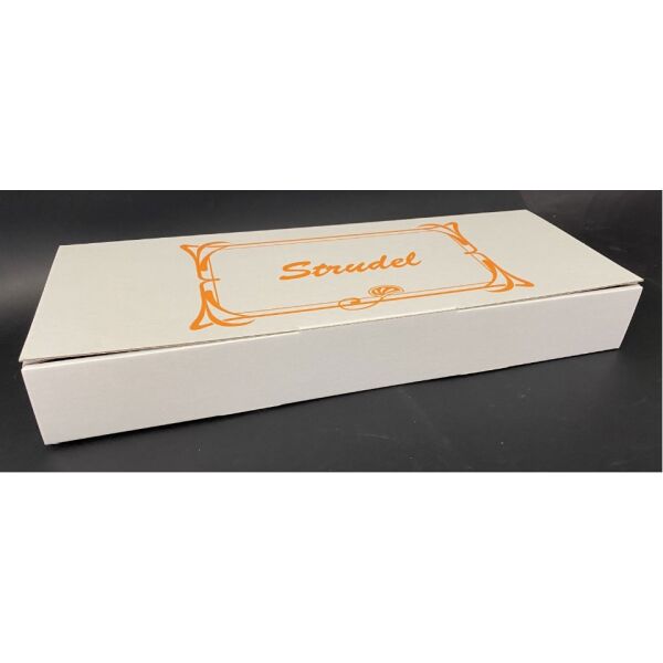 Kartone fuer Strudel weiÃŸ (45,5 x 16 x 6,5cm) 100St/Kt cod.12332