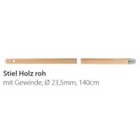 Besenstiel Holz roh mit Gewinde 140cm fuer TONKITA...