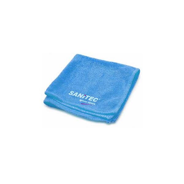 Putztuch Mikrofaser SANITEC blau (Reinigung+Staubentf.) 38x38cm 5St x 20