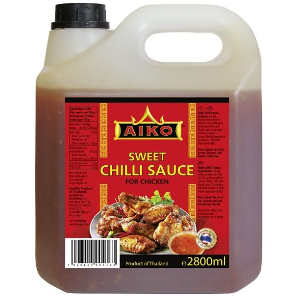 Sauce Sweet Chilli AIKO 2,8lt x 4 (L.9 P.54) cod.6476