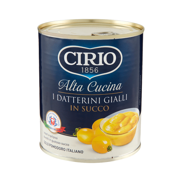 Pomodorini Datterini GELB CIRIO 1/1 x 6 (nicht geschaelt) COD:49874