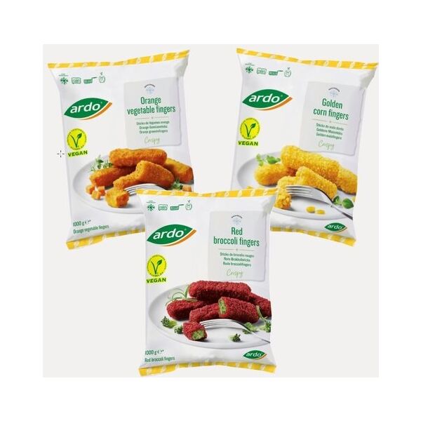 Bastoncini surg.TRIO VEGETABLE mais carote zucca broccoli 3x (2x1kg) ARDO cod.10001228