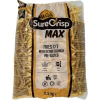 Pommesfrites SURECRISP MAX 7/7 McCain 2,5kg x 4 (x63=Pal)...