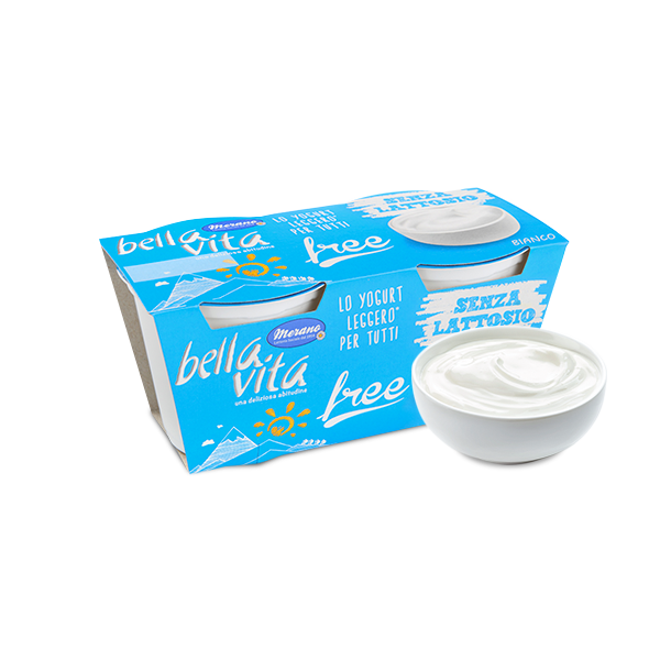 Joghurt senza lattosio naturale 1cf = 150g x 2 cod.106869101