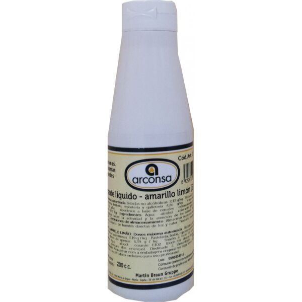 Colorante alimentare GIALLO liquido 100ml x 6