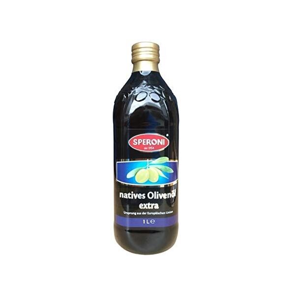 Olio di oliva EXTRA VERG SPERONI bottiglia vetro scuro 1lt x 12 (x50)